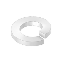 MODULAR SOLUTIONS ZINC PLATED FASTENER M10 LOCK WASHER
